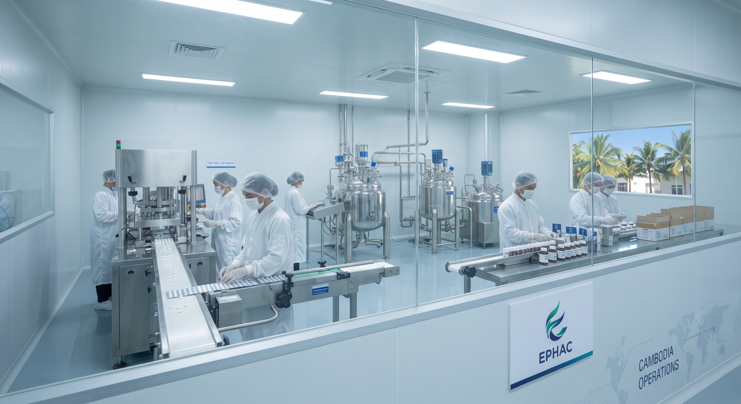 Medicine Manufacturing Company in Cambodia