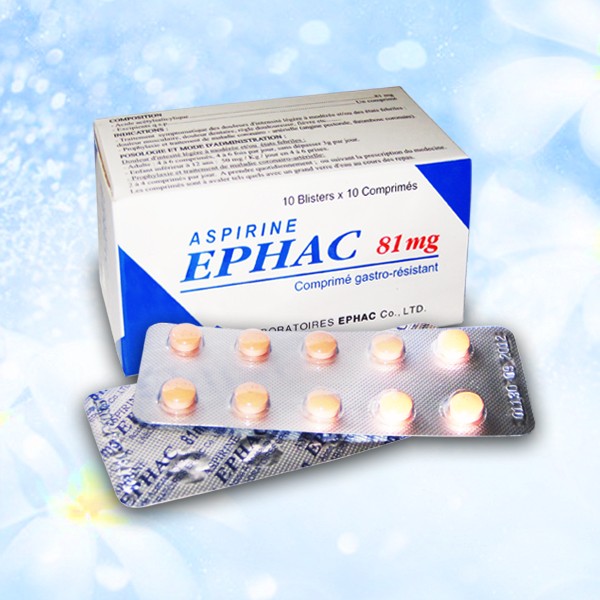 ASPIRINE EPHAC 81mg