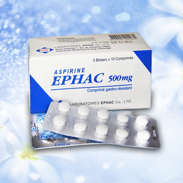 ASPIRINE EPHAC 500mg